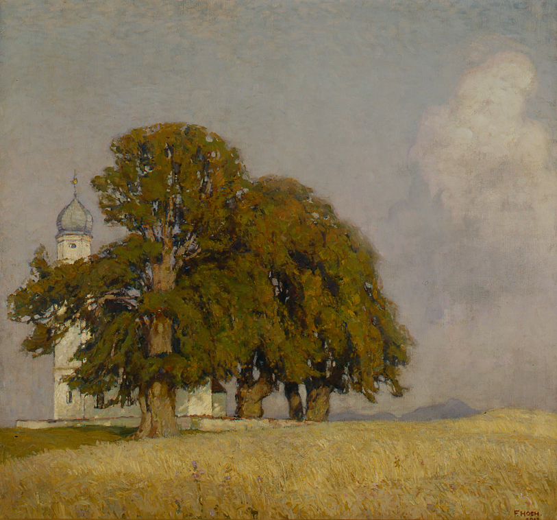 Landscape with Church Towers